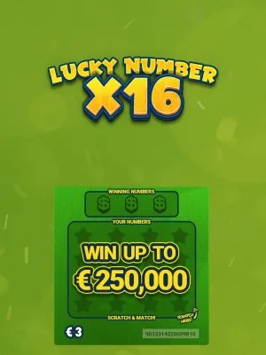 Lucky Numbers x16